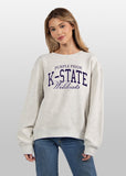 Kansas State Wildcats grey women’s sweatshirt