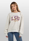 LSU Tigers grey women’s sweatshirt