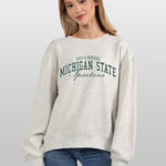 Michigan State Spartans grey women’s sweatshirt