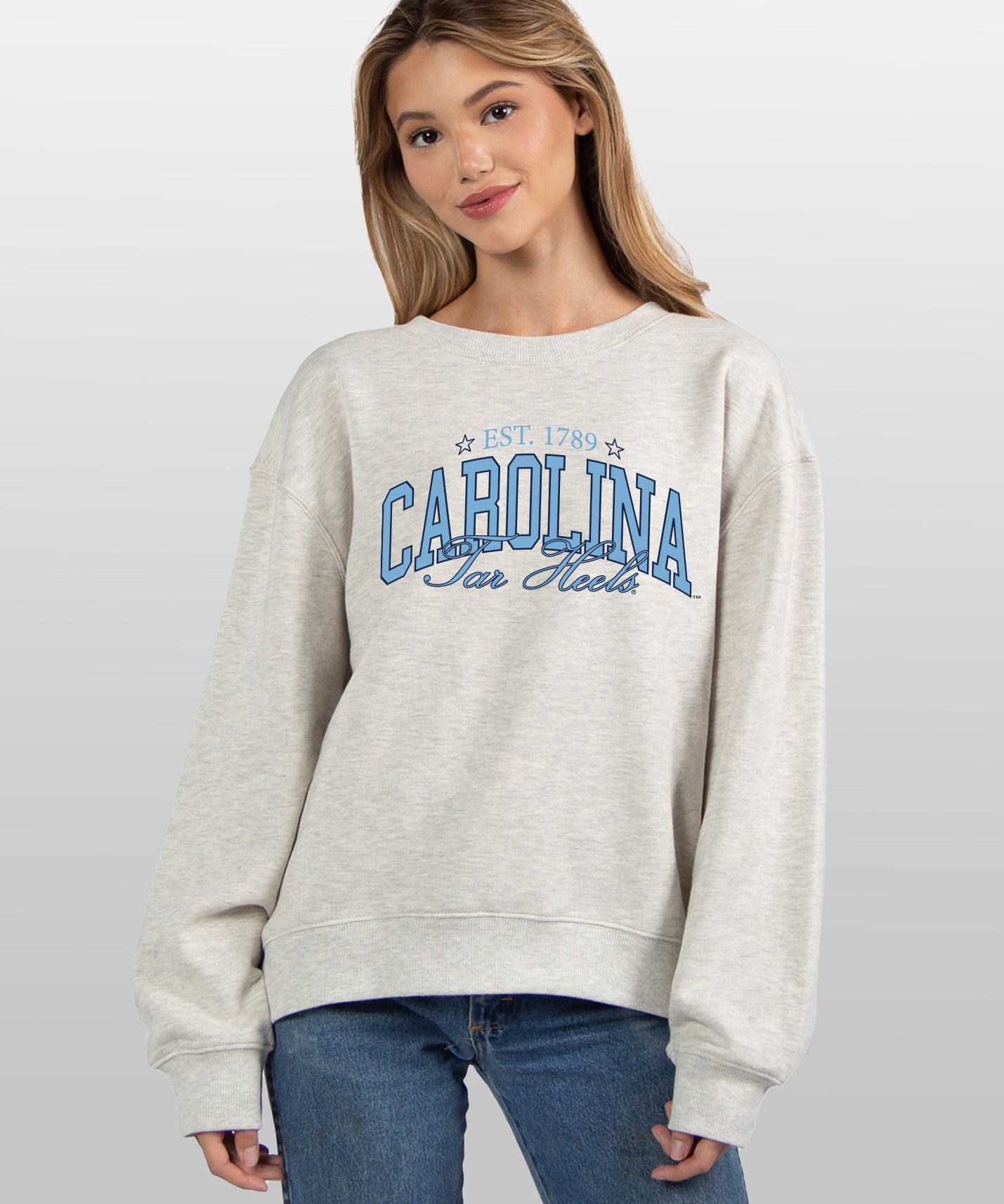 North Carolina Tar Heels grey women’s sweatshirt
