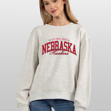 Nebraska Cornhuskers grey women’s sweatshirt