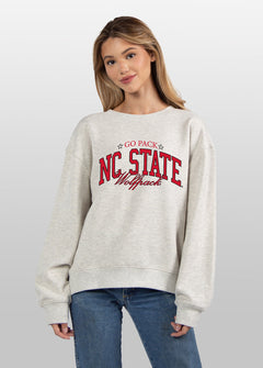 NC State Wolfpack grey women’s sweatshirt
