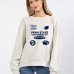 Penn State Nittany Lions oversized womens Old School Crew sweatshirt