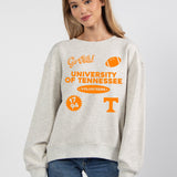 Tennessee Volunteers oversized womens Old School Crew sweatshirt