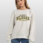 Michigan Wolverines grey women’s sweatshirt