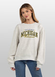 Michigan Wolverines grey women’s sweatshirt