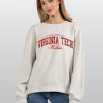Virginia Tech Hokies grey women’s sweatshirt