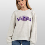 Washington Huskies grey women’s sweatshirt