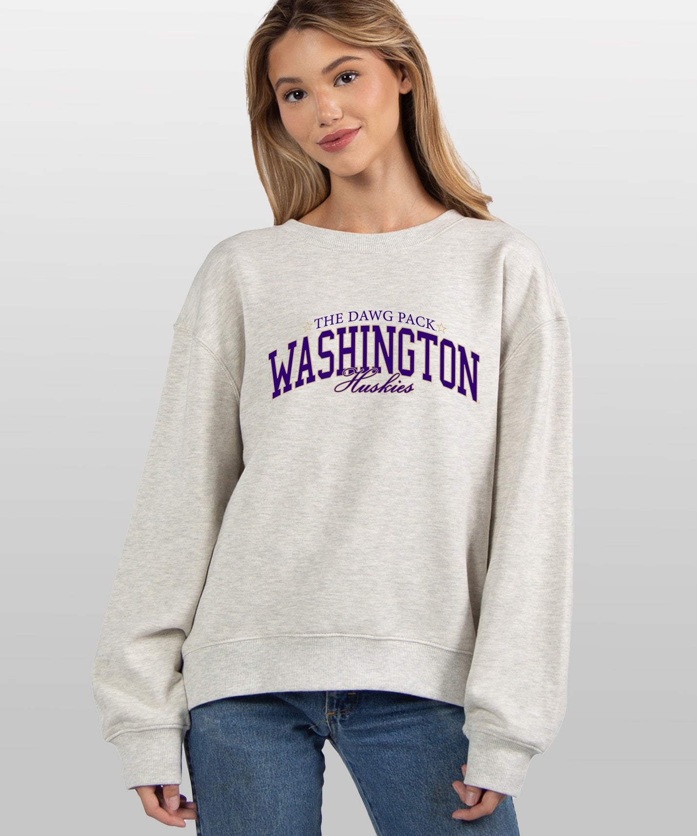 Washington Huskies grey women’s sweatshirt