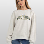 West Virginia Mountaineers grey women’s sweatshirt