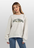 West Virginia Mountaineers grey women’s sweatshirt