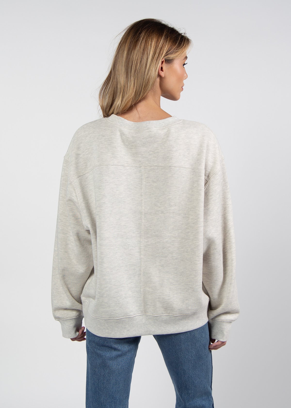 South Carolina Gamecovers Oversized Burnout Fleece Pullover - Unisex Campus Crew Sweatshirt In Oatmeal, X-Large