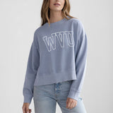 West Virginia Mountaineers Fine Line Malibu Crew