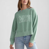Michigan State Spartans Fine Line Malibu Crew