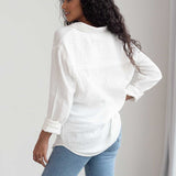 Leisure Long Sleeve Button-Up