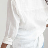 Leisure Long Sleeve Button-Up