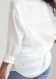 Leisure Long Sleeve Button-Up