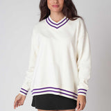 Letterman V-Neck Pullover