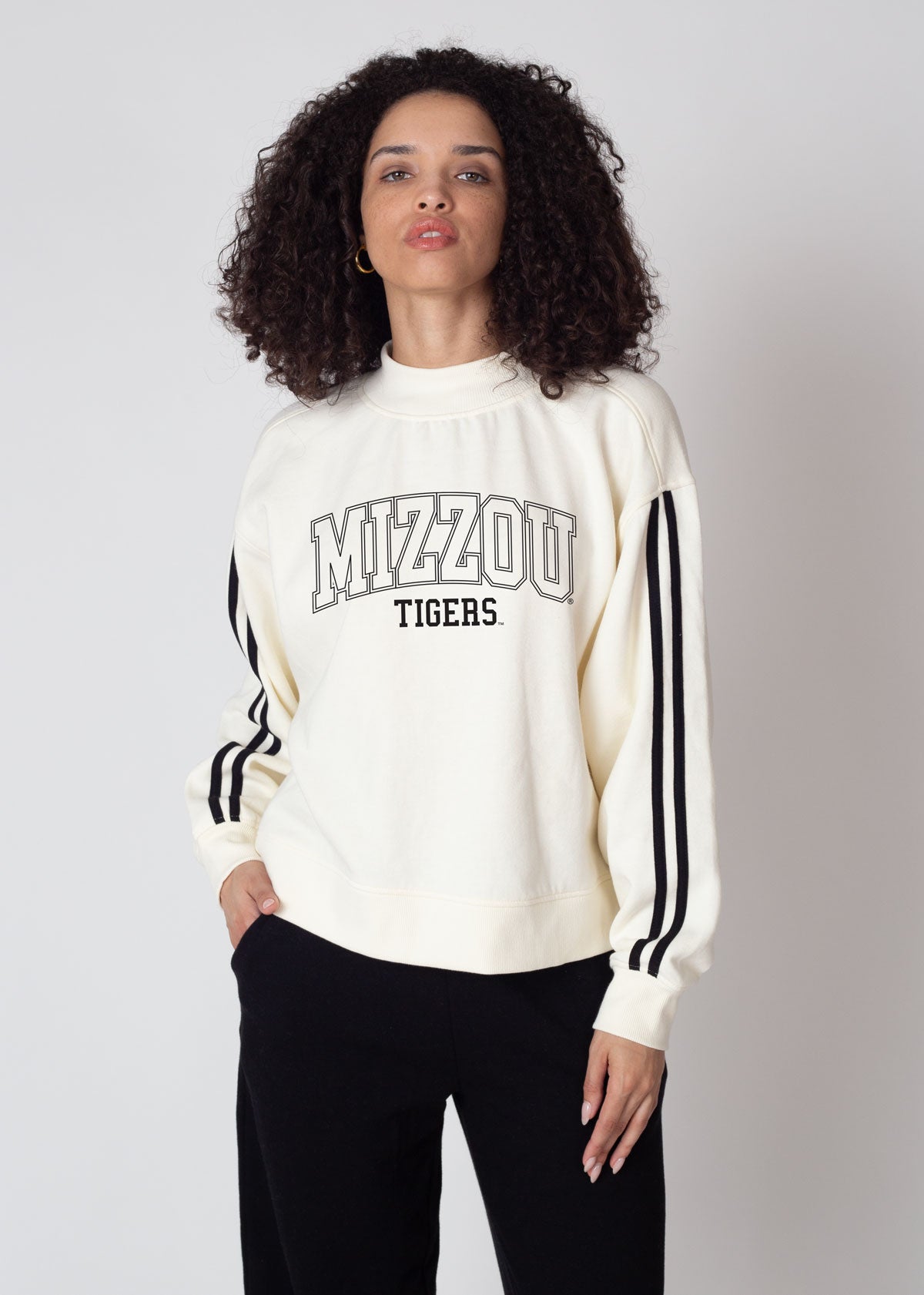 Missouri Tigers Varsity Mock-Neck | Preppy Sweatshirt – chicka-d