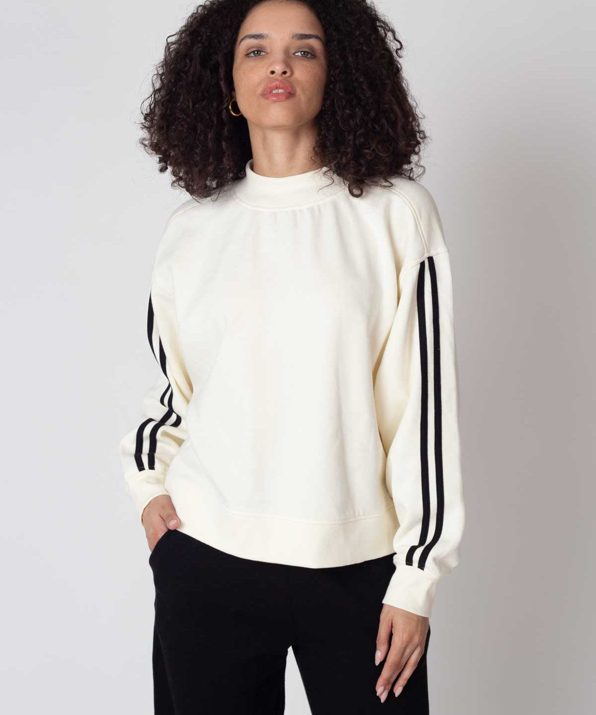 Varsity Mock-Neck