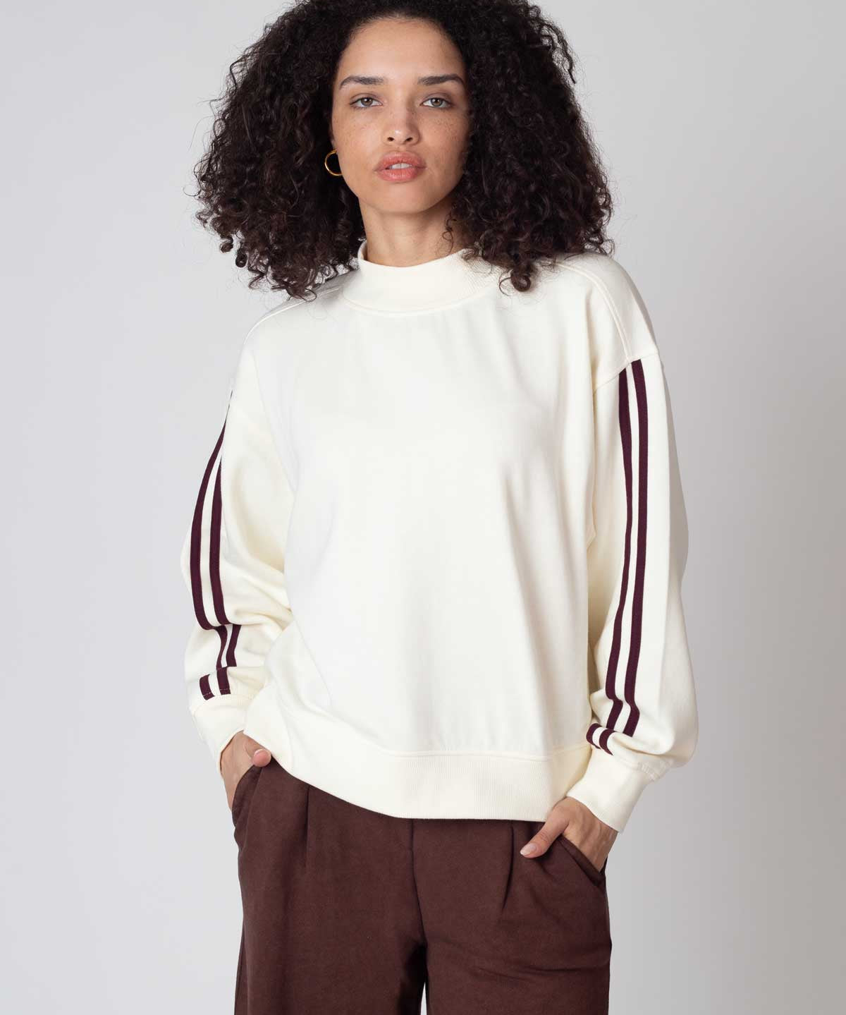 Varsity Mock-Neck