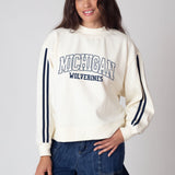 Michigan Wolverines Lecture Varsity Mock-Neck
