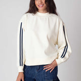 Varsity Mock-Neck