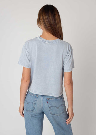 Short 'n Sweet Tee in Faded Denim