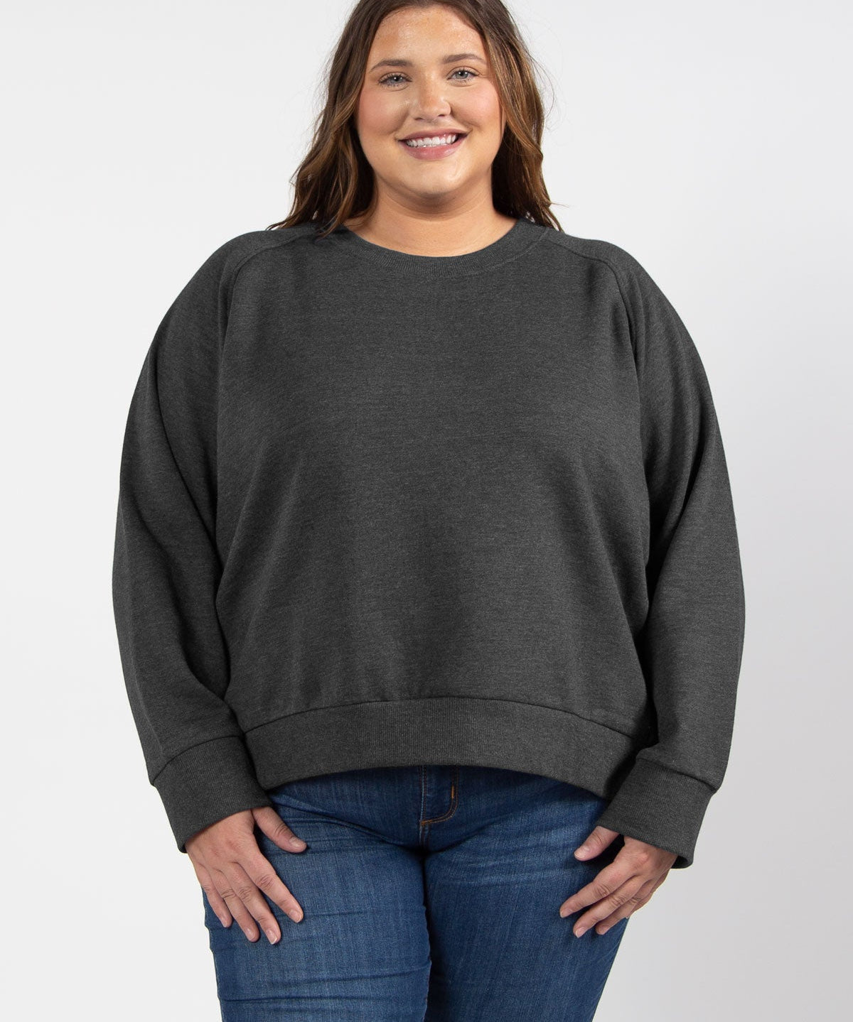 Boxy Raglan Pullover