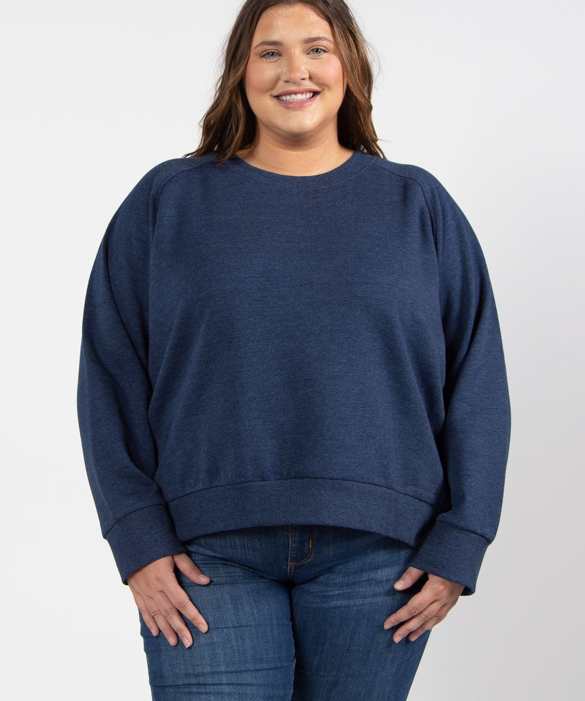 Boxy Raglan Pullover