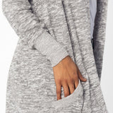 Michigan Wolverines Heather Grey Campus Cardigan