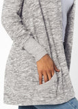 Arkansas Razorbacks Heather Grey Campus Cardigan