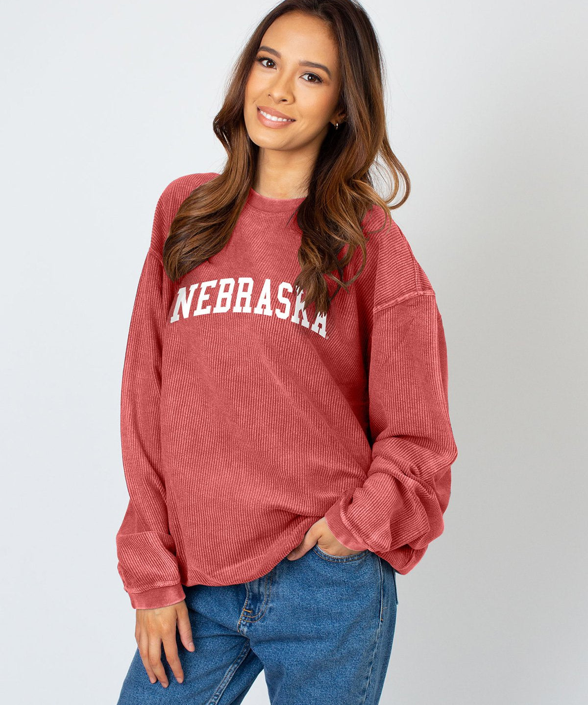 Nebraska Cornhuskers Corded Crew Sweatshirt, Nebraska Cornhuskers Corded Pullover, Nebraska Cornhuskers Corded Sweatshirt, Nebraska Cornhuskers Corded Crew, Nebraska Cornhuskers oversized corded, Nebraska Cornhuskers oversized corded sweatshirt, Nebraska Cornhuskers crewneck corded, Nebraska Cornhuskers red corded, Nebraska Cornhuskers red corded sweatshirt, Nebraska Cornhuskers red sweatshirt, Nebraska Cornhuskers red pullover, Nebraska Cornhuskers Womens Apparel