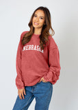 Nebraska Cornhuskers Corded Crew Sweatshirt, Nebraska Cornhuskers Corded Pullover, Nebraska Cornhuskers Corded Sweatshirt, Nebraska Cornhuskers Corded Crew, Nebraska Cornhuskers oversized corded, Nebraska Cornhuskers oversized corded sweatshirt, Nebraska Cornhuskers crewneck corded, Nebraska Cornhuskers red corded, Nebraska Cornhuskers red corded sweatshirt, Nebraska Cornhuskers red sweatshirt, Nebraska Cornhuskers red pullover, Nebraska Cornhuskers Womens Apparel