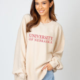 Nebraska Cornhuskers Corded Crew Sweatshirt, Nebraska Cornhuskers Corded Pullover, Nebraska Cornhuskers Corded Sweatshirt, Nebraska Cornhuskers Corded Crew, Nebraska Cornhuskers oversized corded, Nebraska Cornhuskers oversized corded sweatshirt, Nebraska Cornhuskers crewneck corded, Nebraska Cornhuskers beige corded, Nebraska Cornhuskers cream corded sweatshirt, Nebraska Cornhuskers beige sweatshirt, Nebraska Cornhuskers cream pullover, Nebraska Cornhuskers Womens Apparel