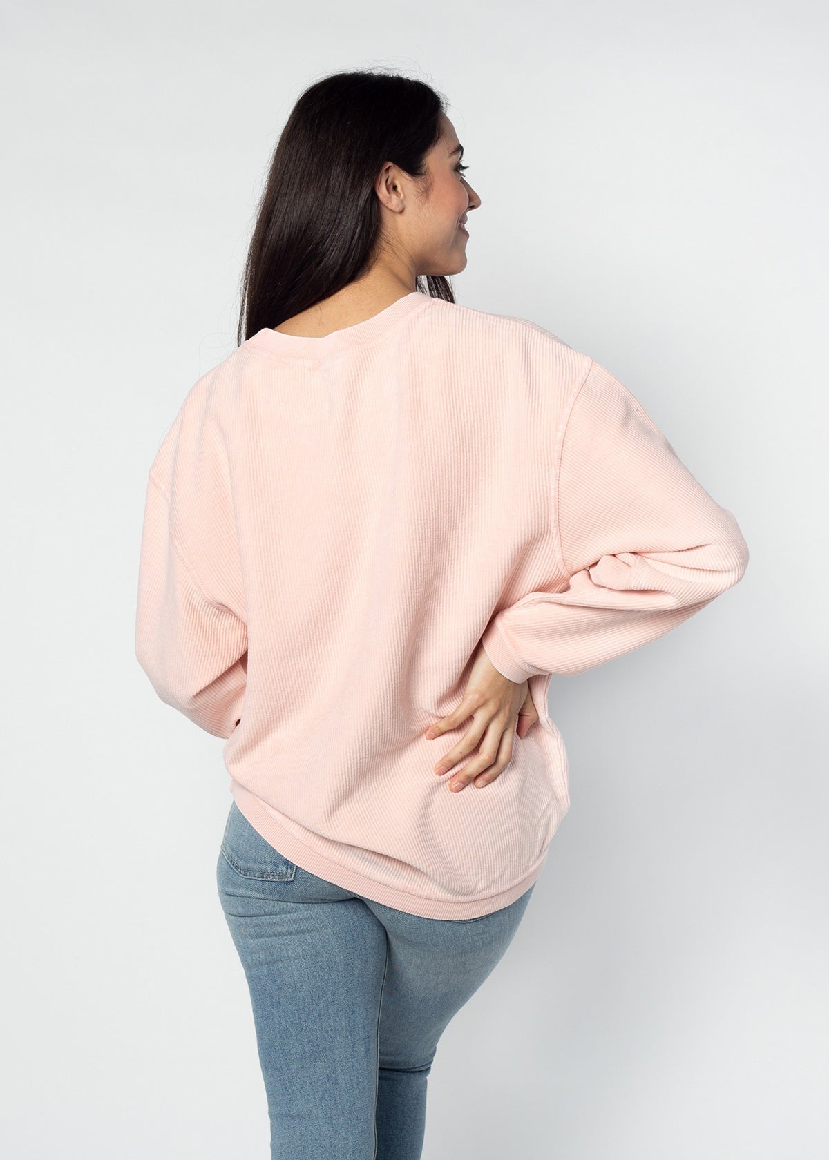 Pre-order: Georgia Urban Pink Corded Sweatshirt