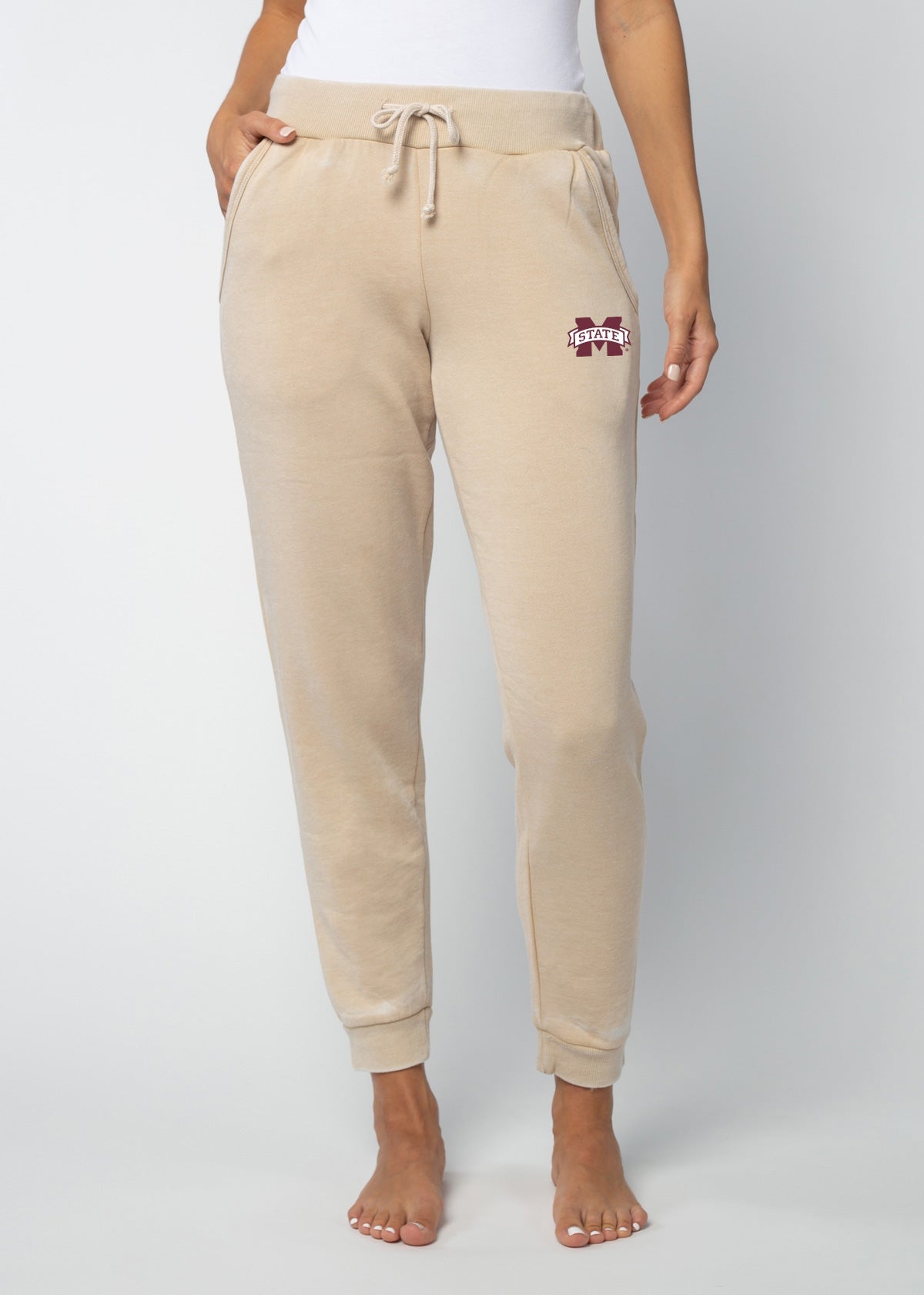 Mississippi State Bulldogs Oatmeal Campus Sweatpants