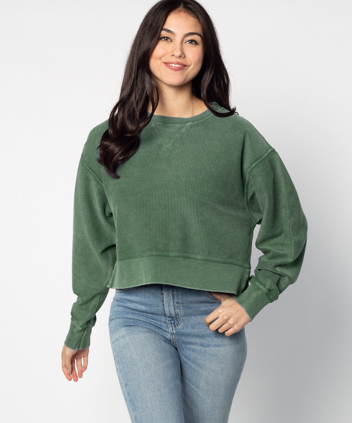 Corded Boxy Pullover