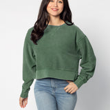 Corded Boxy Pullover