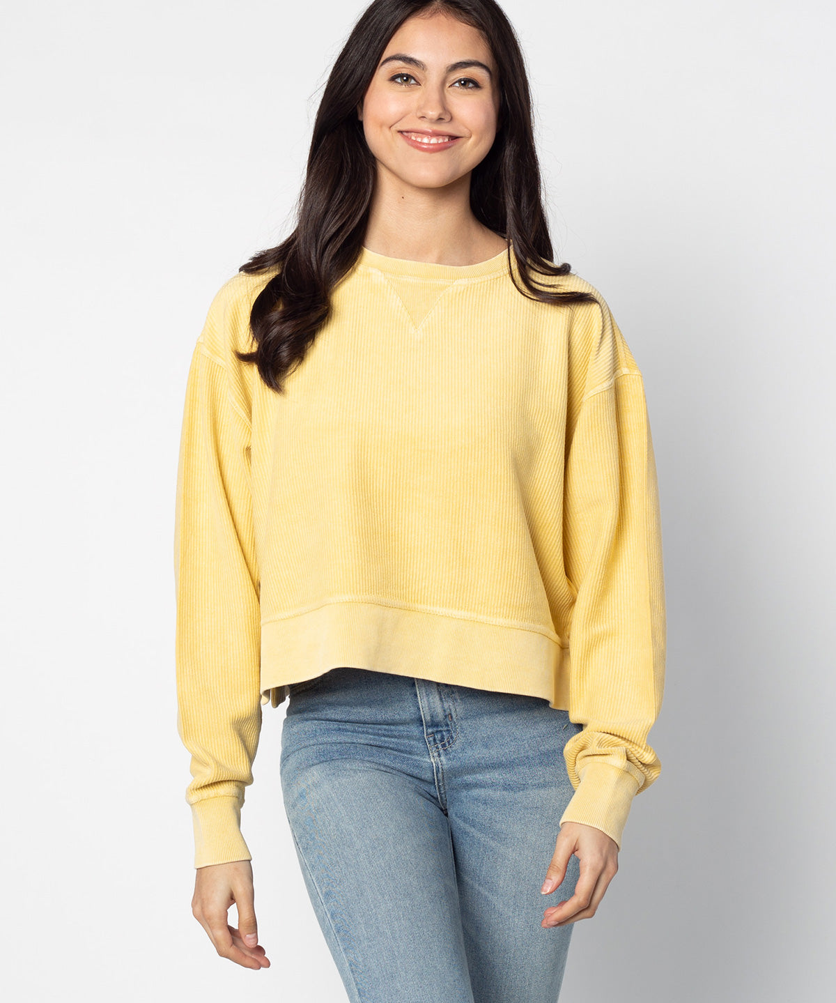 Corded Boxy Pullover