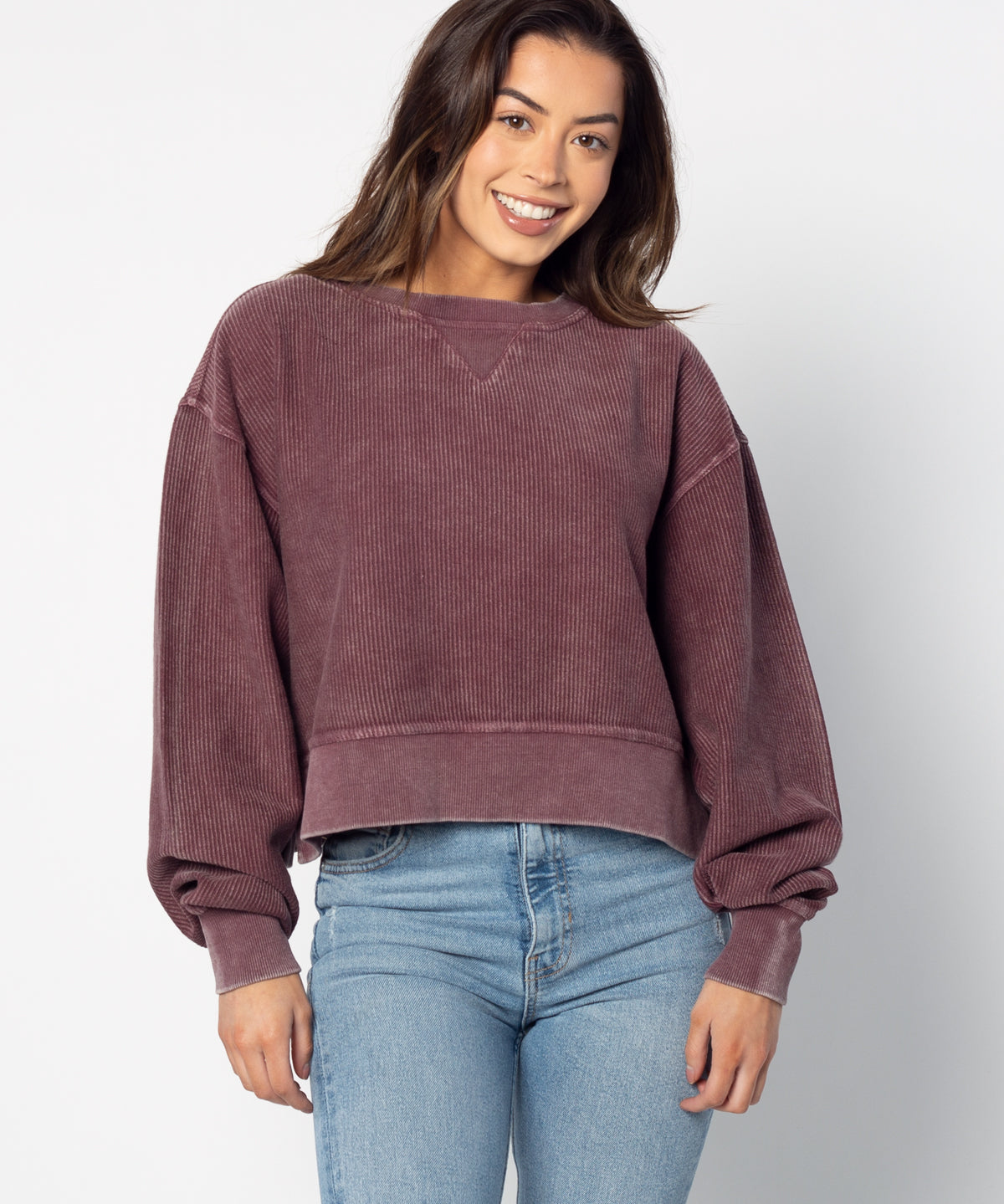 Corded Boxy Pullover