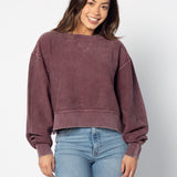 Corded Boxy Pullover