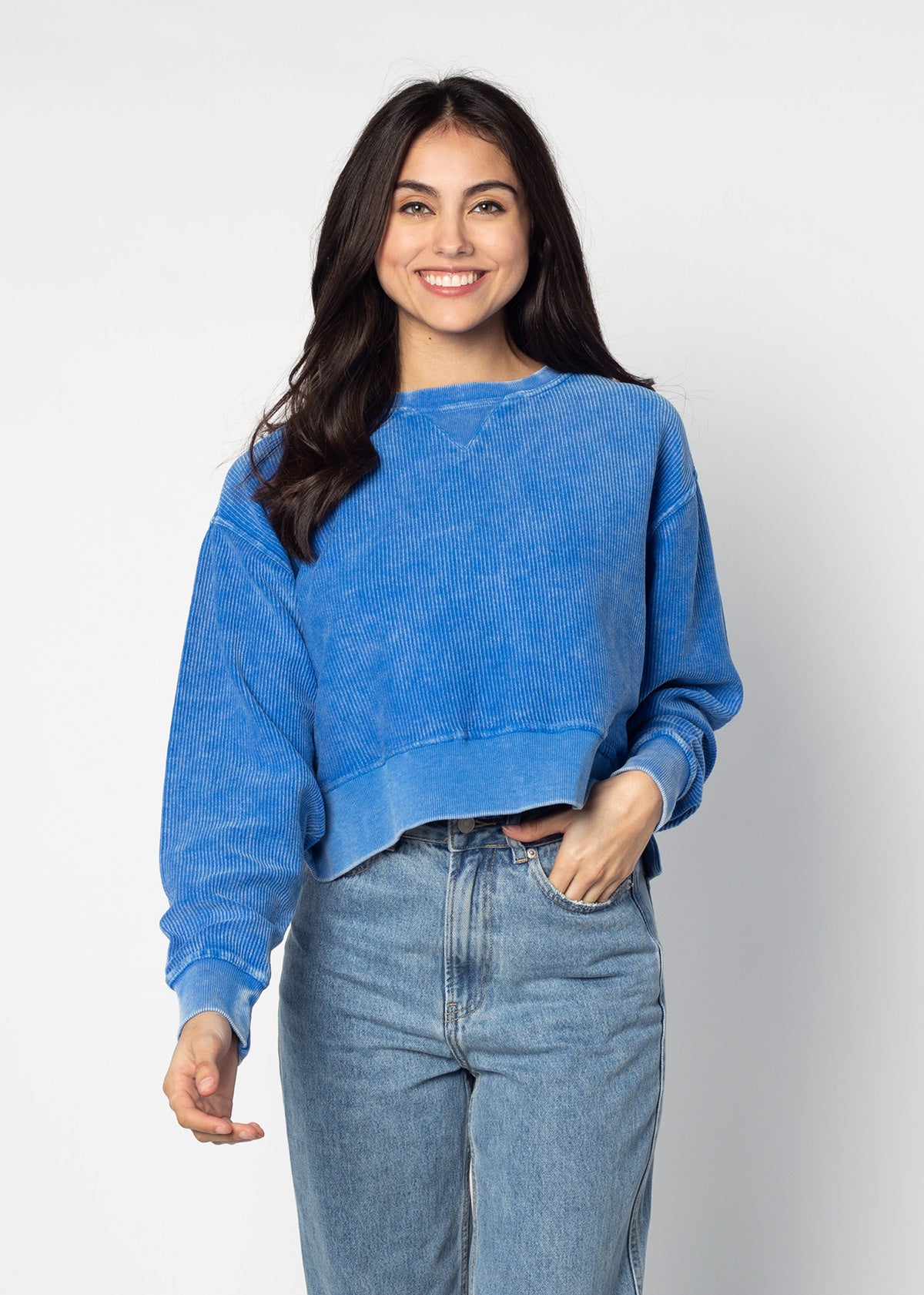 Corded Boxy Pullover – chicka-d