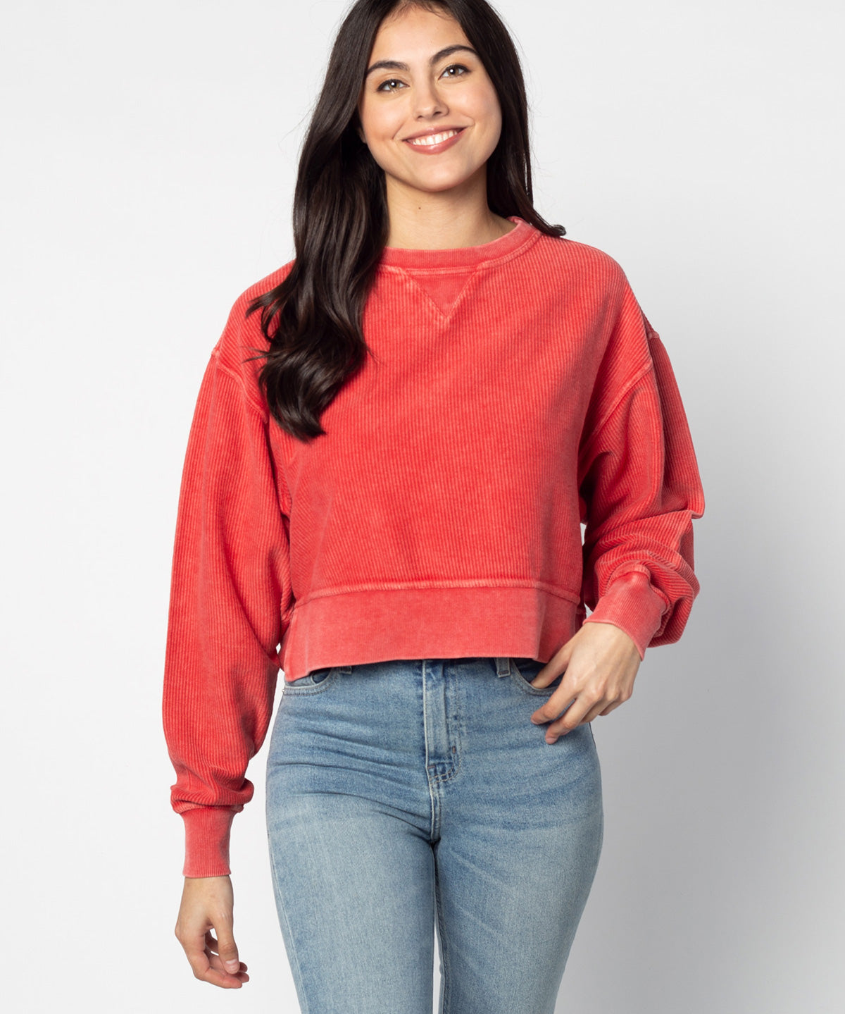 Corded Boxy Pullover