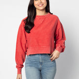 Corded Boxy Pullover