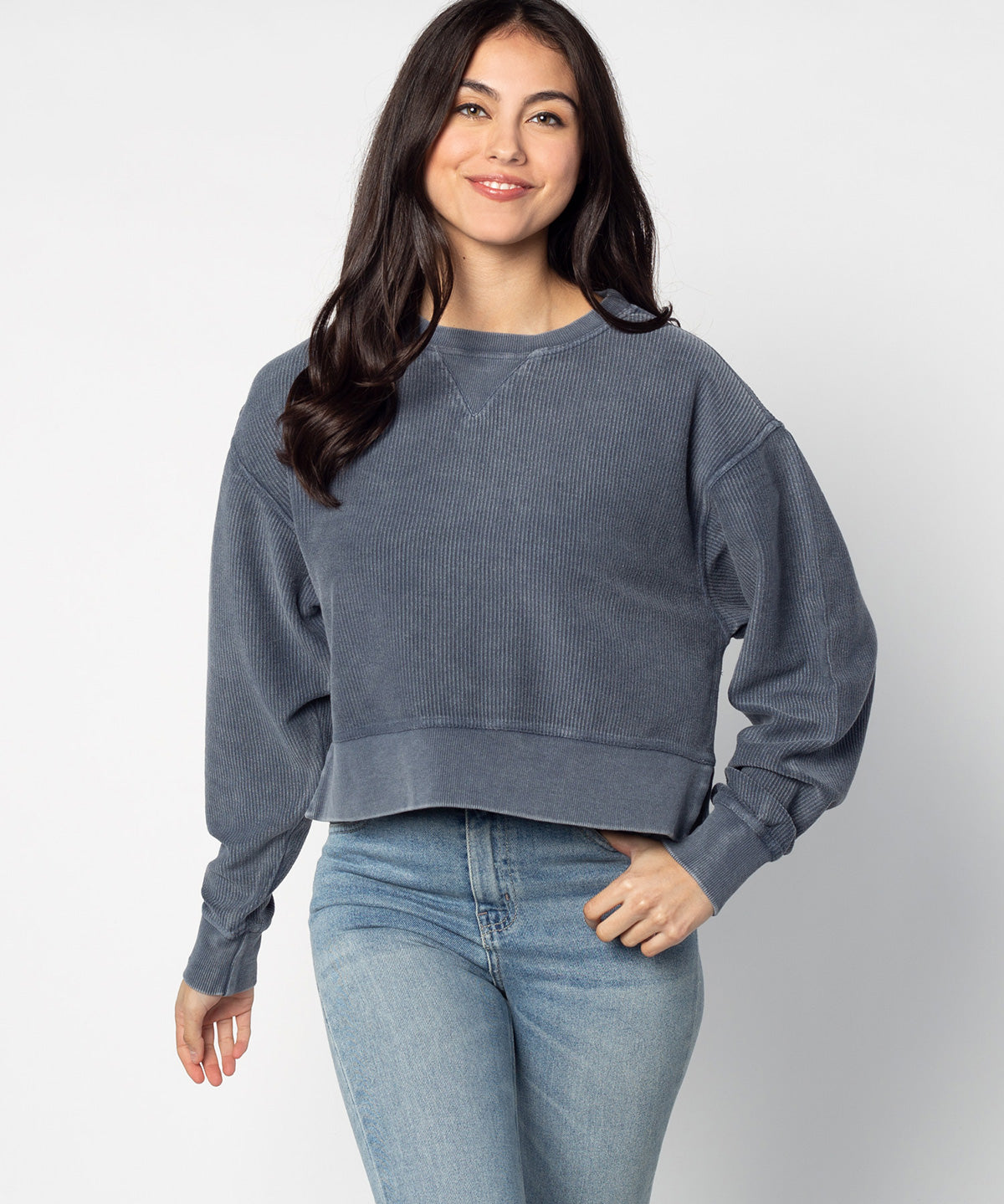 Corded Boxy Pullover