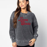 Iowa State Cyclones Charcoal Burnout Campus Pullover