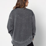 Oklahoma State Cowboys Charcoal Burnout Campus Pullover