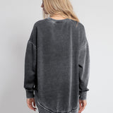 Mississippi State Bulldogs Campus Pullover in Charcoal