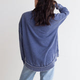 North Carolina Tar Heels Ink Burnout Campus Pullover